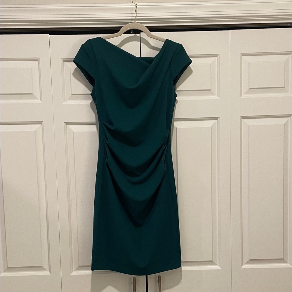 WHBM New w/tags Forest Green Asymmetrical Dress
